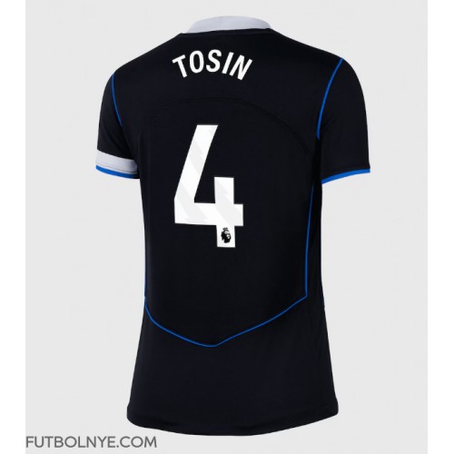 Camiseta Chelsea Tosin Adarabioyo #4 Tercera Equipación para mujer 2025-26 manga corta